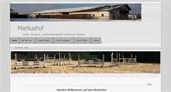 Desktop Screenshot of markushof.de