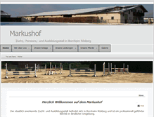 Tablet Screenshot of markushof.de